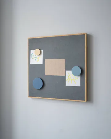 Noticeboard bulletin board + 3 magnets - Blue - Nofred