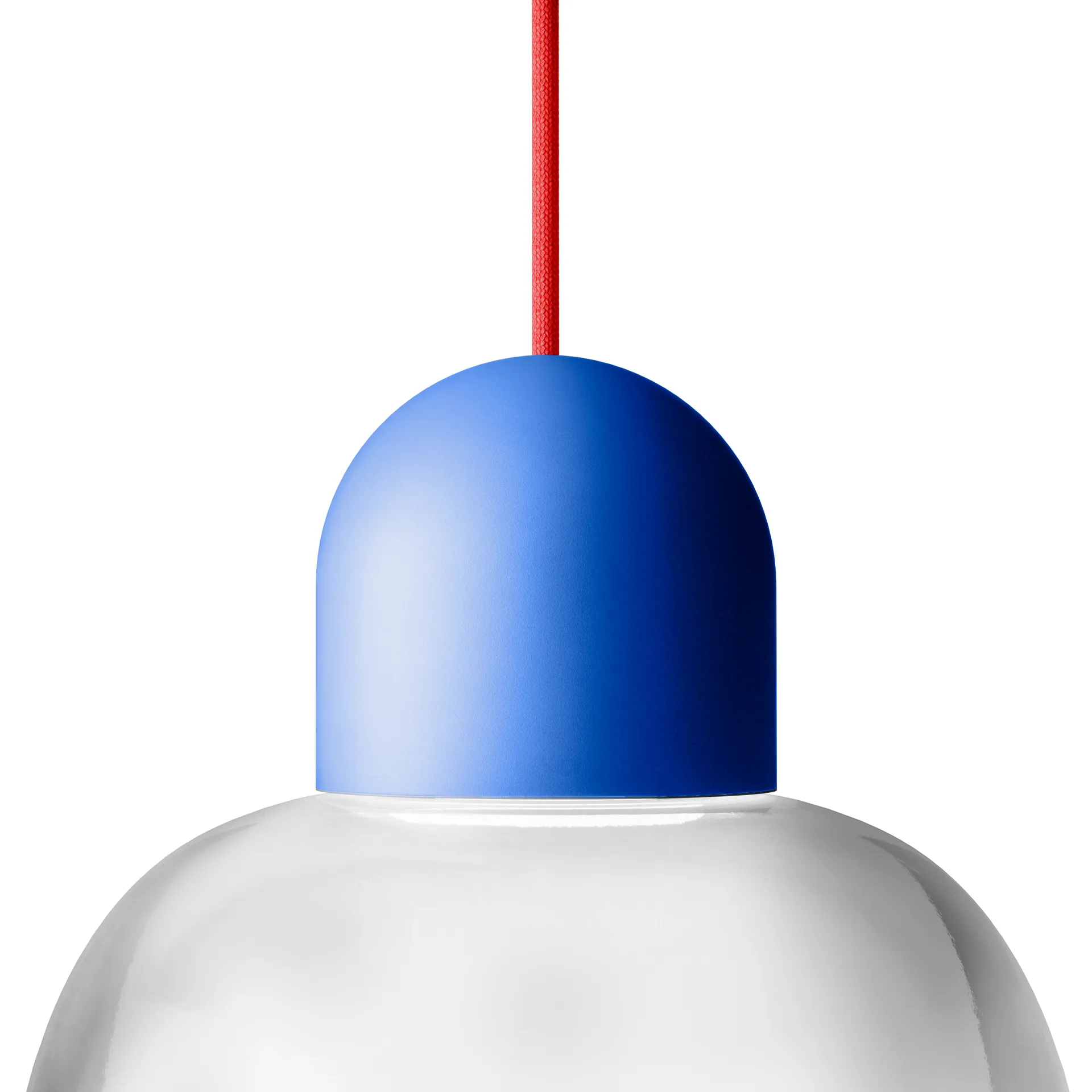 Dia pendant 27 cm, Clear blue-red Noon