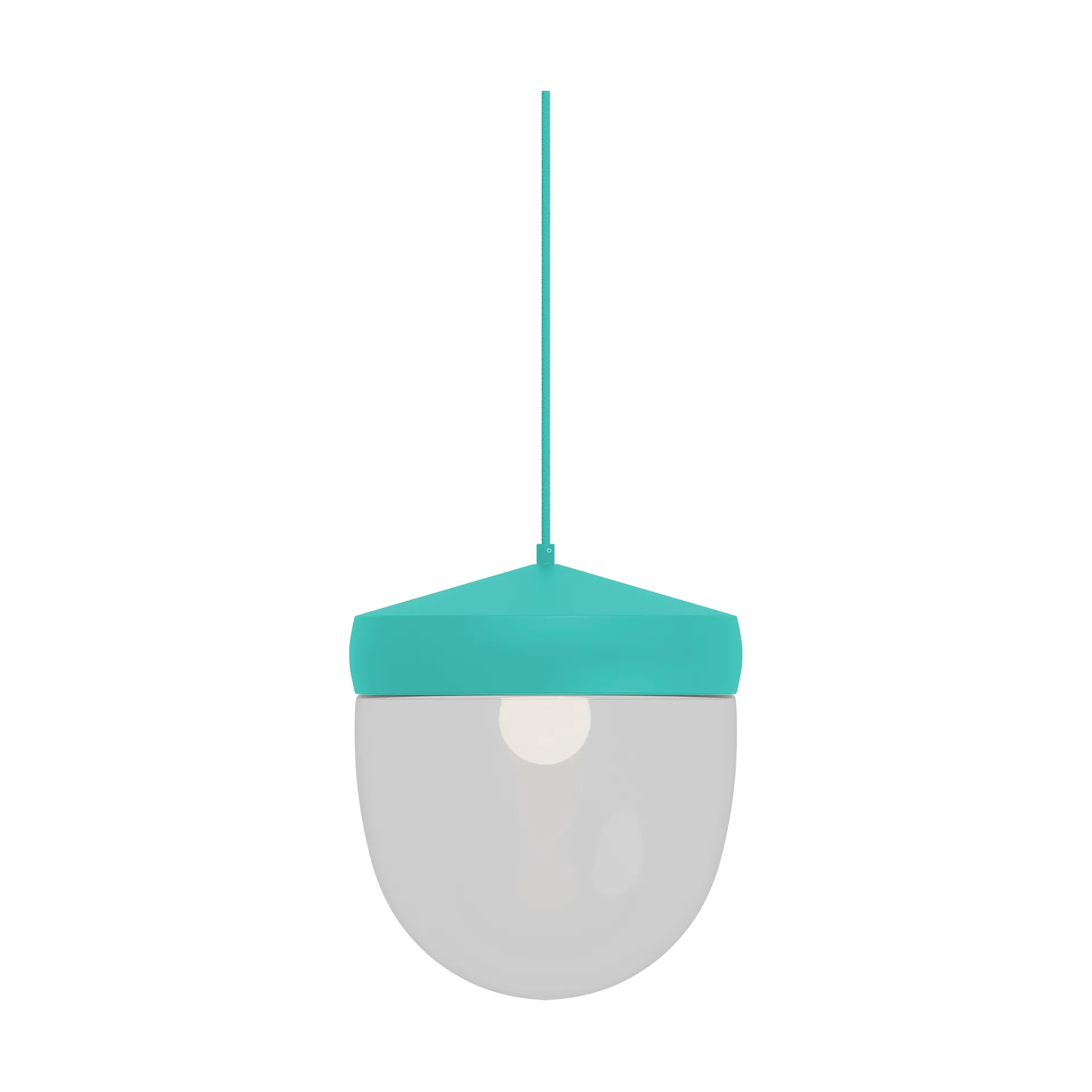 Pan pendant clear 30 cm, Turquoise-turquoise Noon