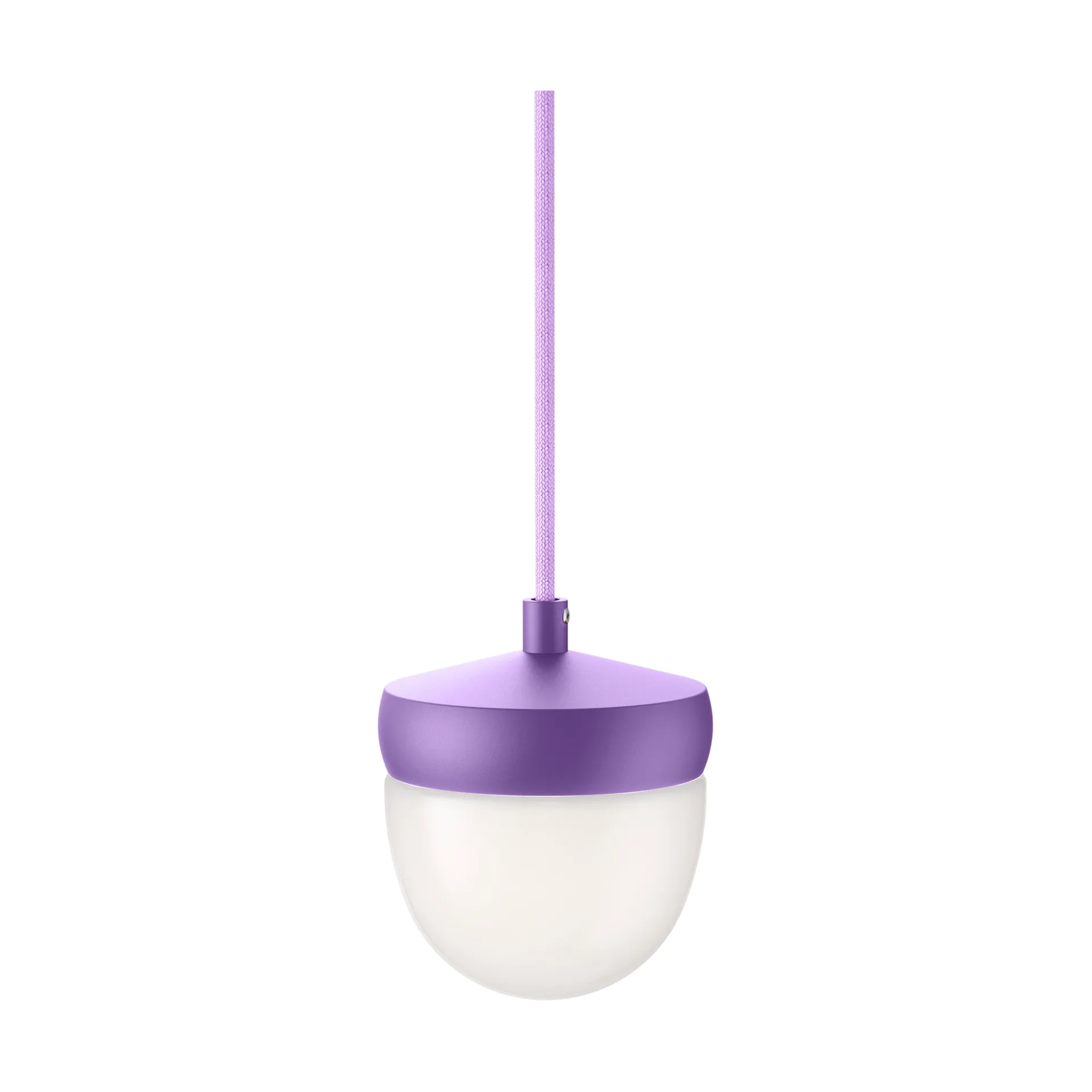 Pan pendant frosted 10 cm, Purple-purple Noon