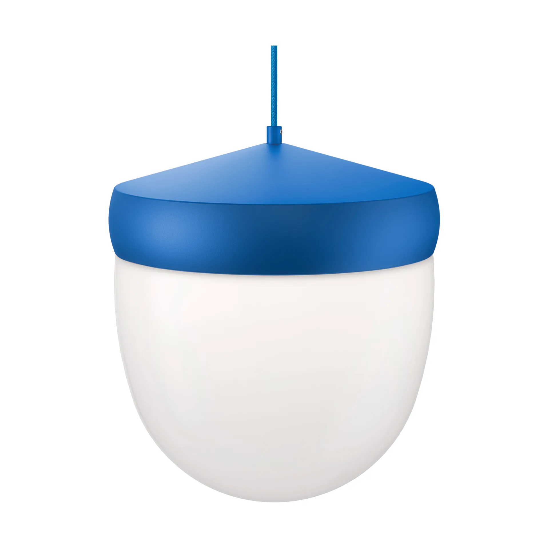 Pan pendant frosted 30 cm, Blue-blue Noon
