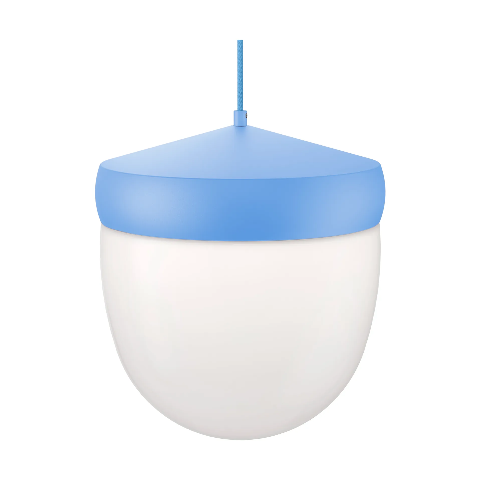 Pan pendant frosted 30 cm, Pastel blue-light blue Noon