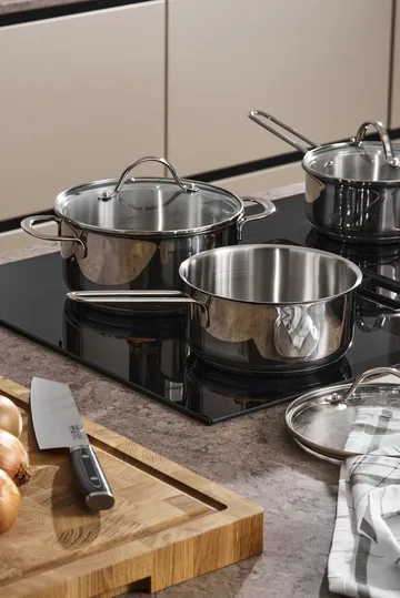Nordwik casserole with glass lid 2.5 liter - Stainless steel - Nordwik