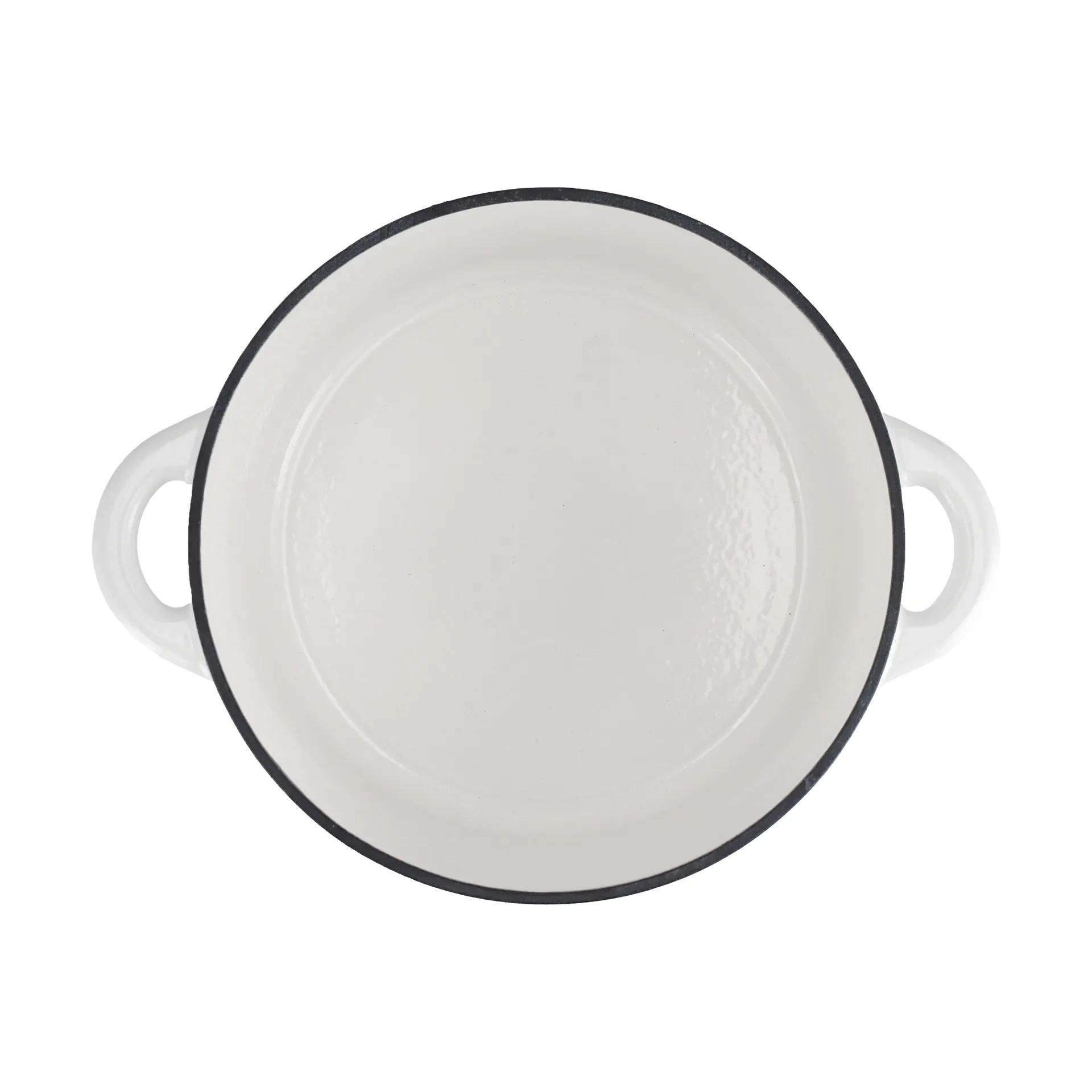 Nordwik cast iron pot round 5 l, White Nordwik
