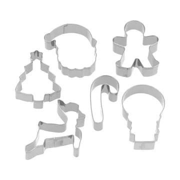 Nordwik gingerbread cutter christmas 6 pieces - Stainless steel - Nordwik
