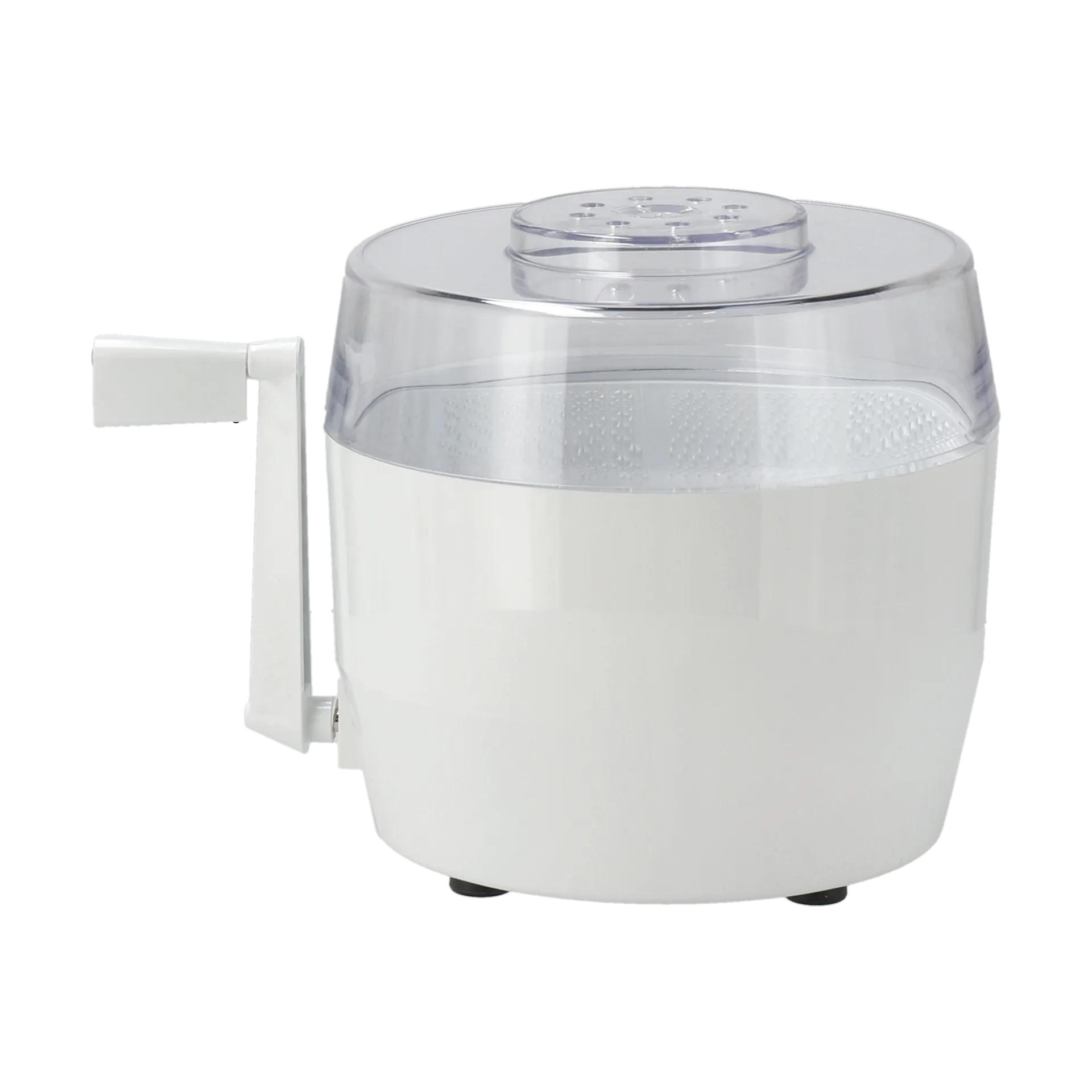 Potato peeler with crank & 2-in-1 salad spinner, White Nordwik