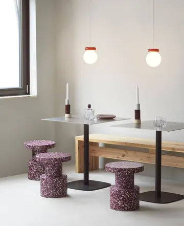 Bit stool - Burgundy - Normann Copenhagen