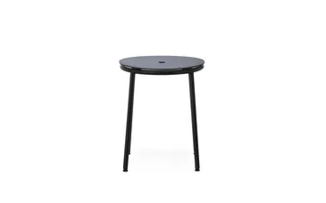 Circa stool 45 cm - Black aluminium - Normann Copenhagen