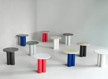 Dit side table Ø40 cm - Rosso Levanto-brown - Normann Copenhagen