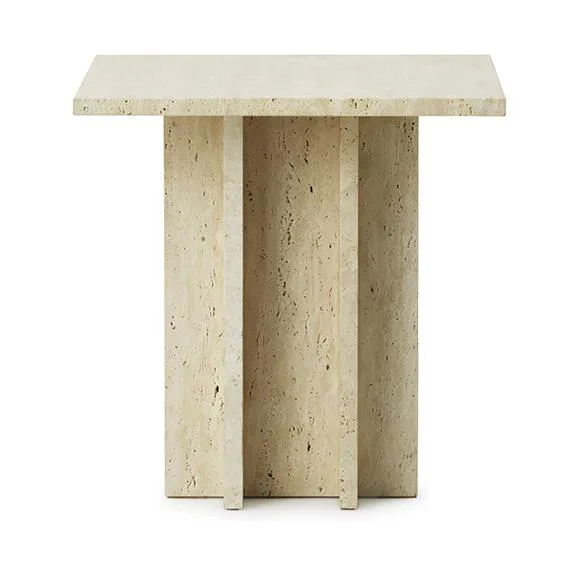 Edge small coffee table, Travertine Normann Copenhagen