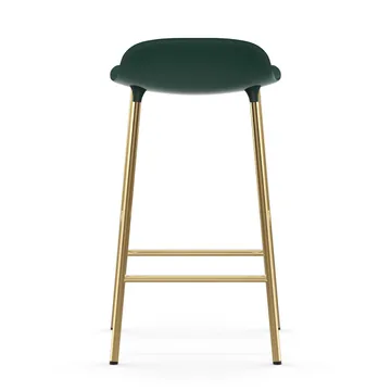 Form barstool bronze legs 65 cm - Green - Normann Copenhagen