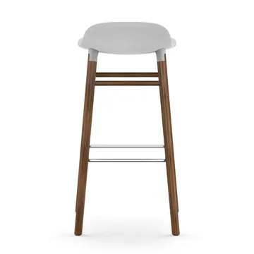 Form barstool walnut legs - White - Normann Copenhagen