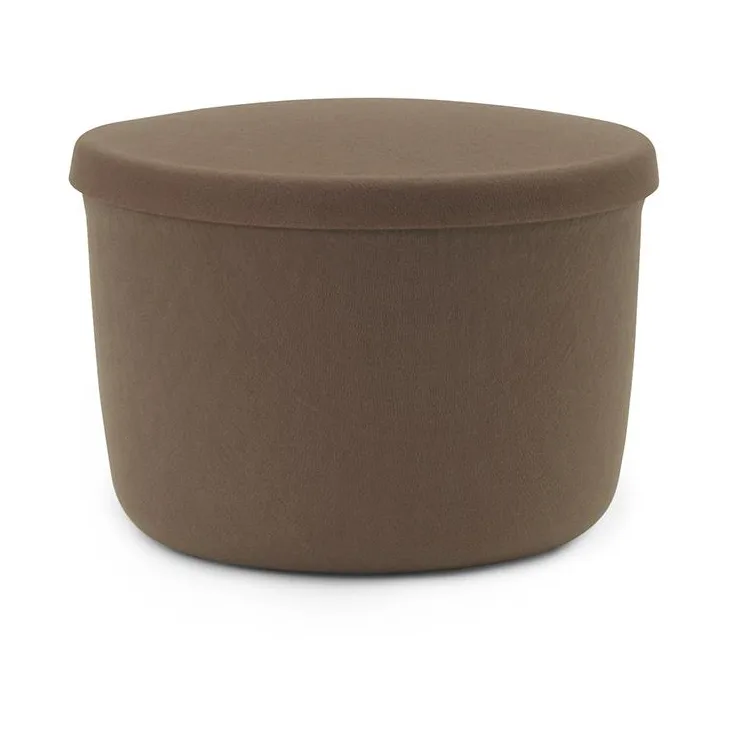 Hide Storage small ottoman, Brown Normann Copenhagen