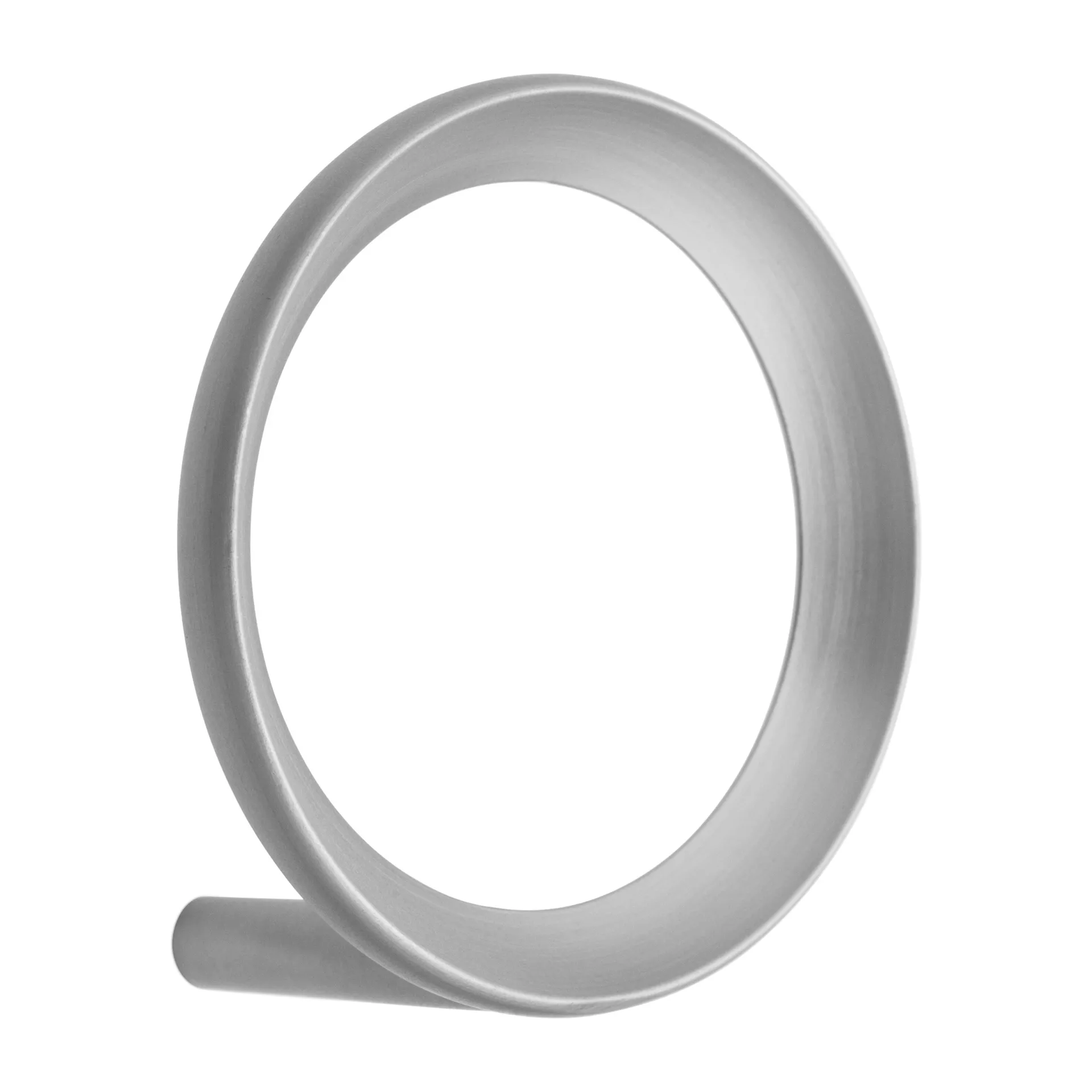 Loop hook medium Ø7.8 cm, Brushed Zinc Normann Copenhagen