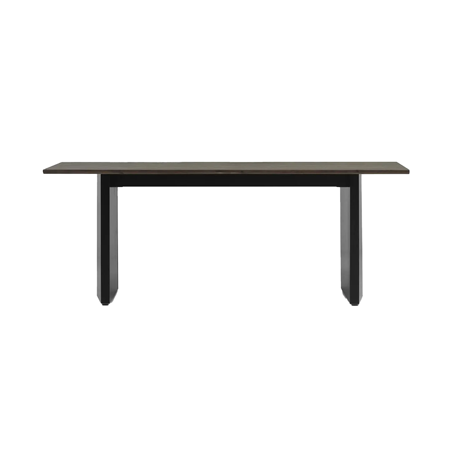 Panel dining table 90x200 cm, Black Normann Copenhagen