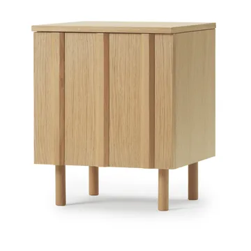 Rib bedside table - Oak, 52x42x40 cm - Normann Copenhagen
