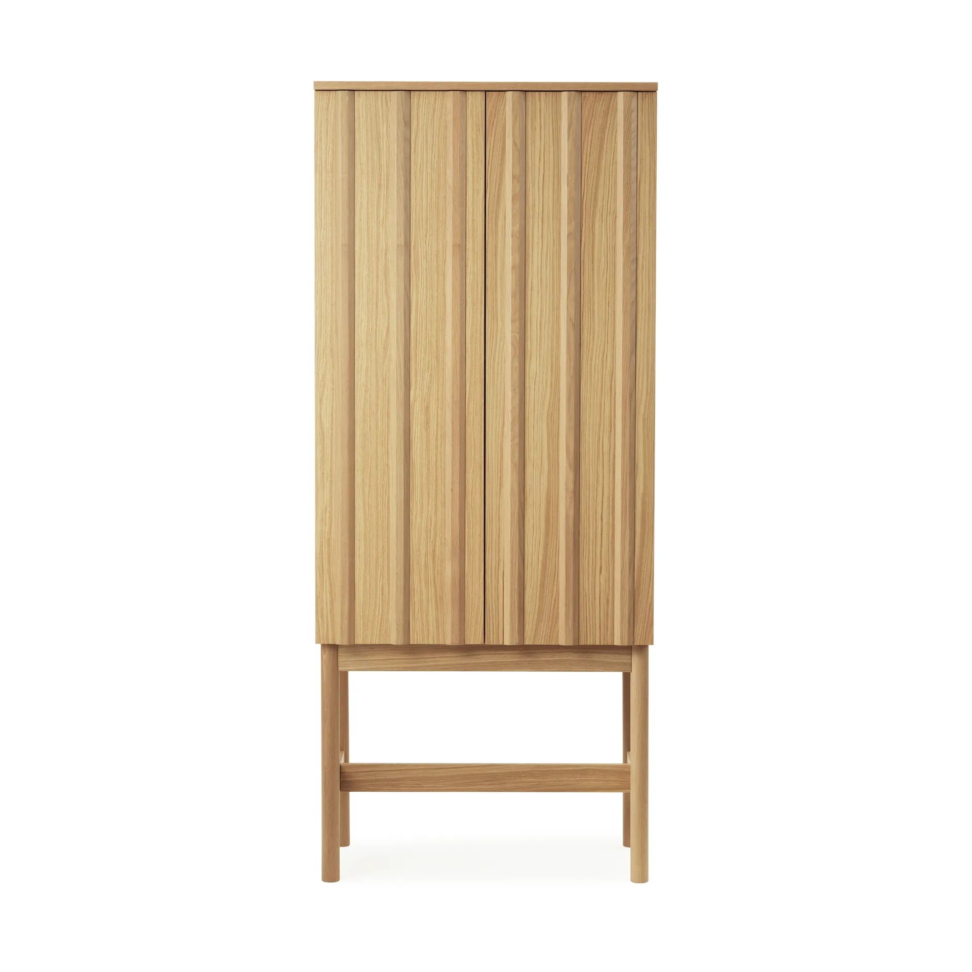 Rib cabinet, Oak, 166.5x70x43 cm Normann Copenhagen