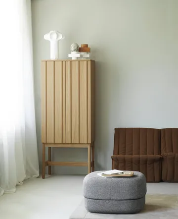 Rib cabinet - Oak, 166.5x70x43 cm - Normann Copenhagen