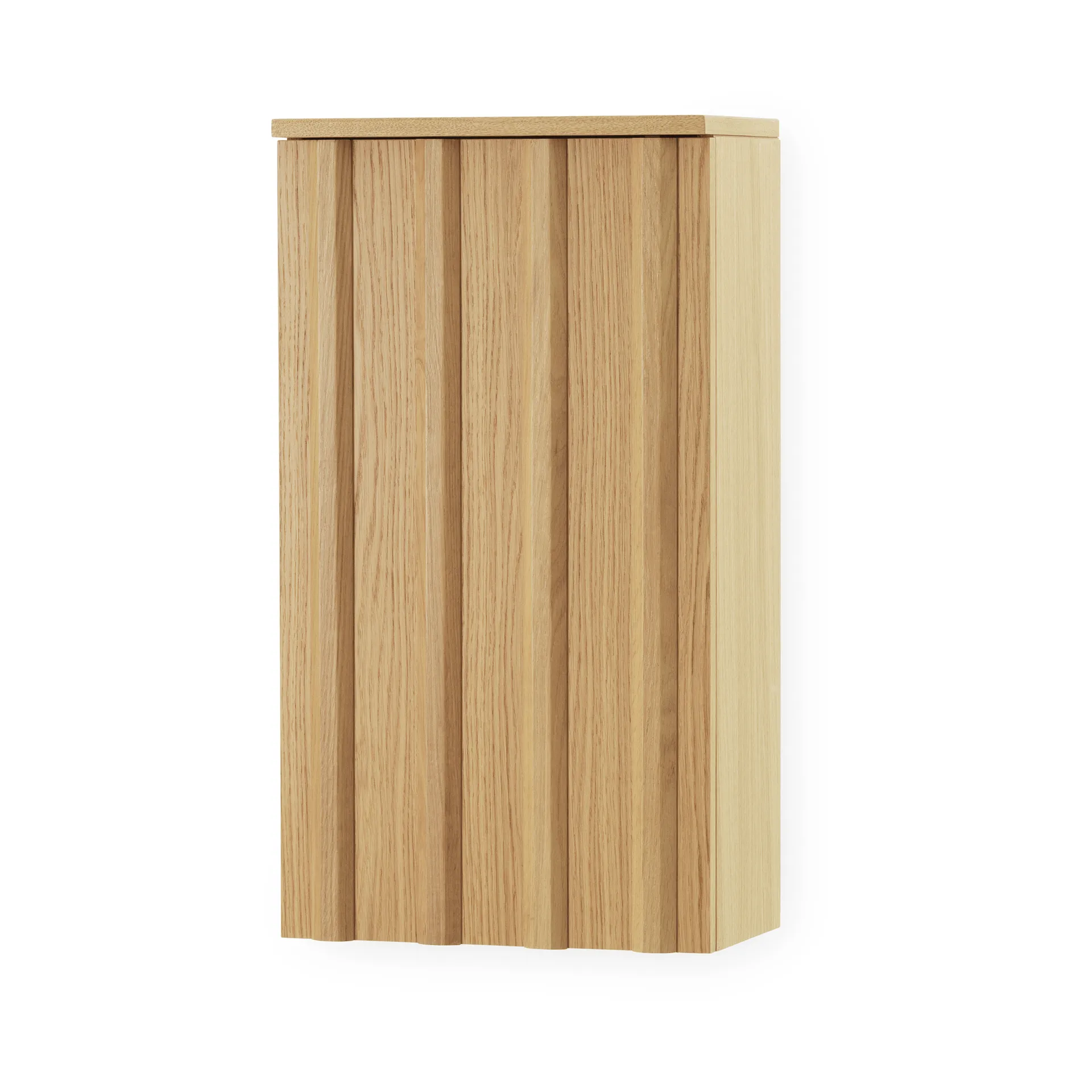 Rib wall cabinet, Oak, 73x40x23 cm Normann Copenhagen