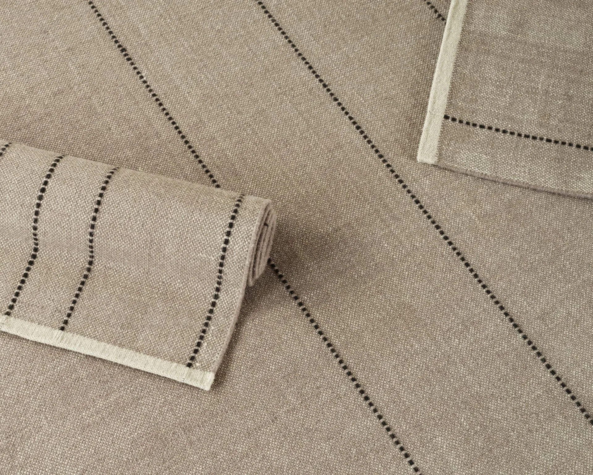 Seam rug, Grey tones, 200x300 cm Normann Copenhagen