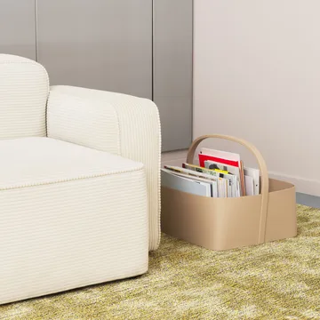 Shaker storage box 45x45 cm - sand - Normann Copenhagen