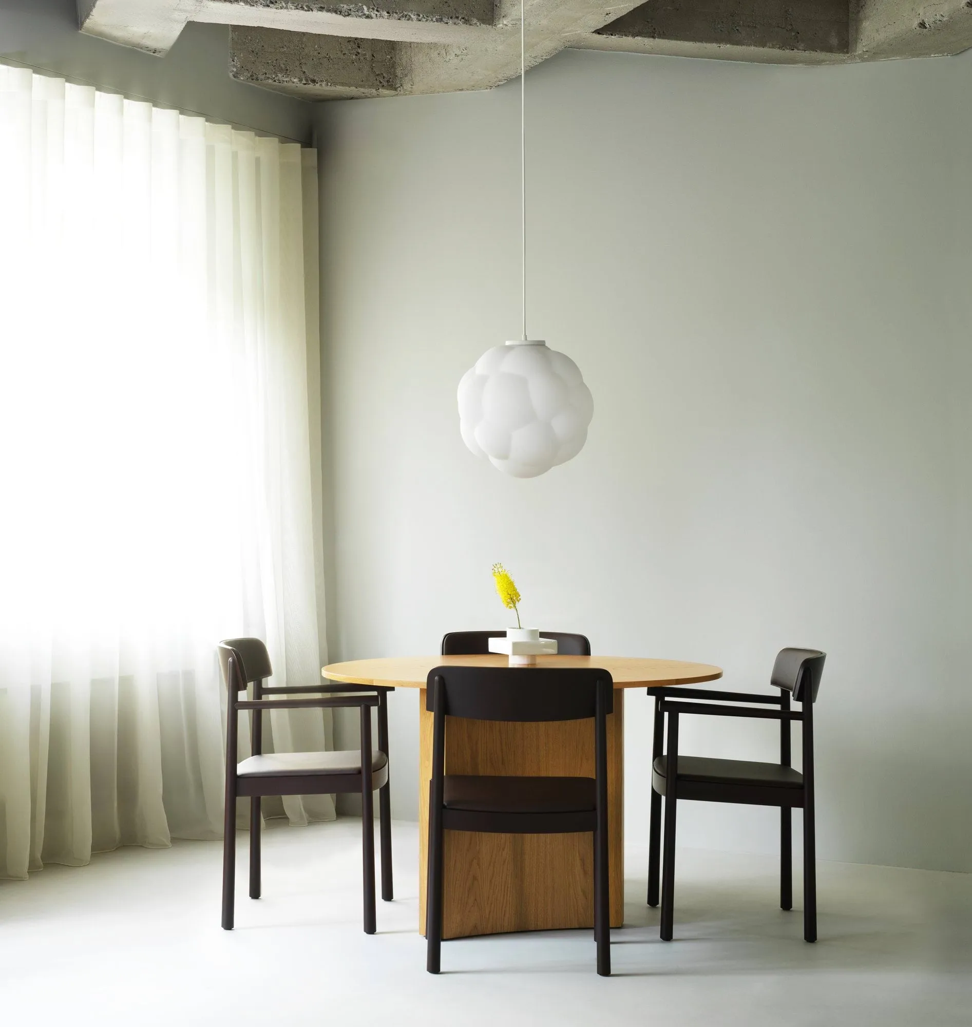 Timb armchair, Brown ash-Hallingdal 368 Normann Copenhagen