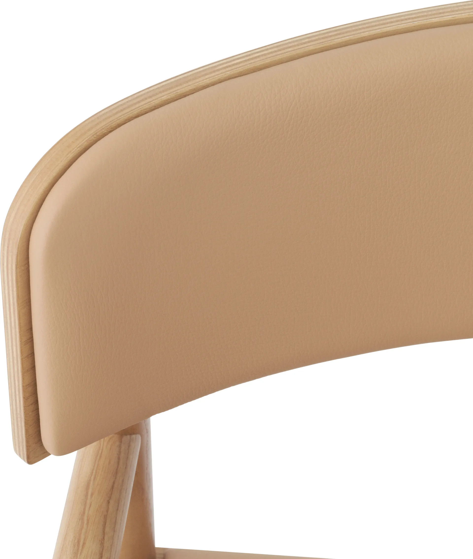 Timb armchair with cushion, Tan/ Ultra Leather - Camel Normann Copenhagen