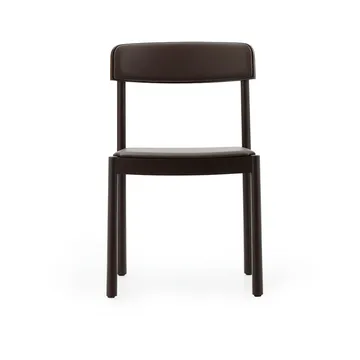 Timb chair - Brown ash-ultra leather chocolate - Normann Copenhagen