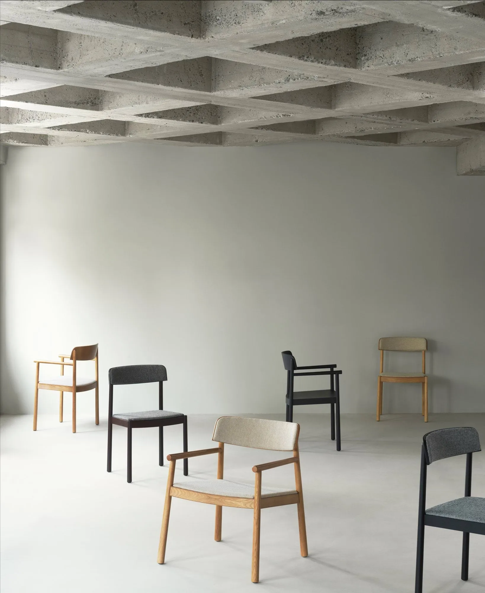 Timb chair, Brown ash-ultra leather chocolate Normann Copenhagen