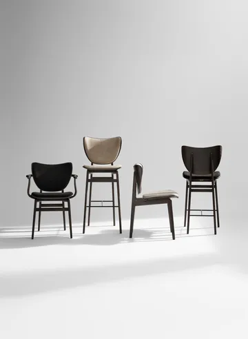 Elephant bar stool - Dark smoked, 75 cm - NORR11