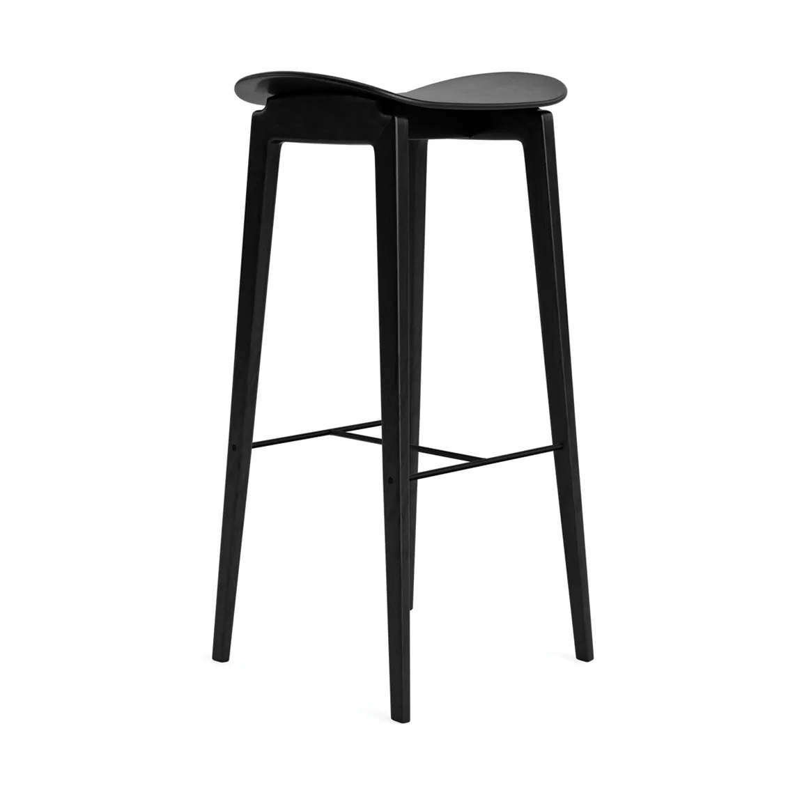 NY11 bar stool, Black, 75 cm NORR11