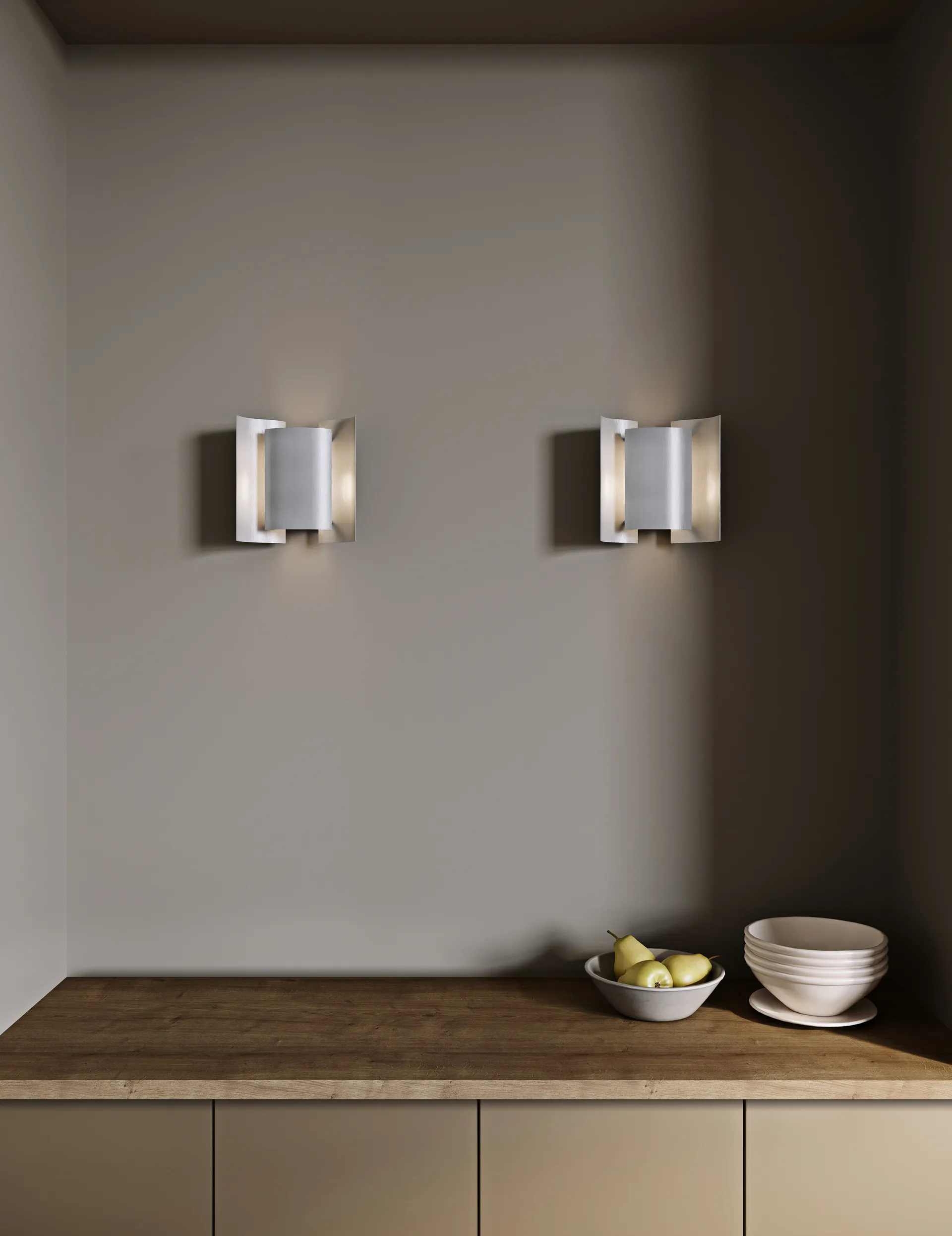 Butterfly wall light, Aluminium Northern