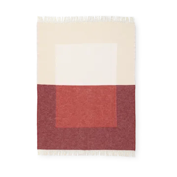 Echo throw 130x170 cm - Red - Northern