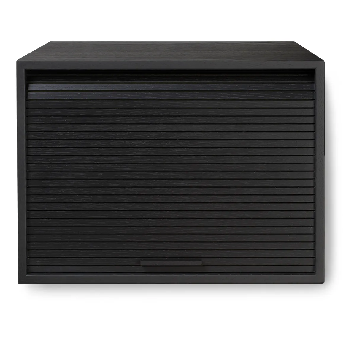 Hifive cabinet with jalusi door, Blackpainted oak Northern