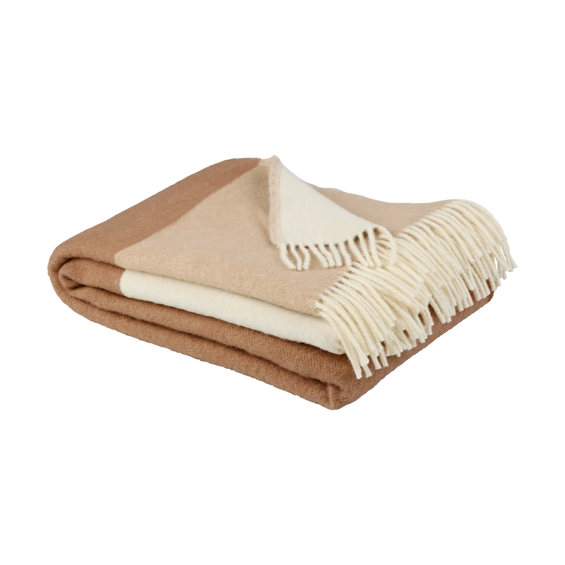 Layer throw blanket, Brown, 130x170 cm Northern