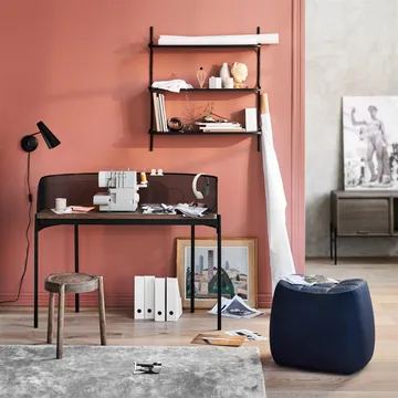 Wired wall shelf - black - Northern