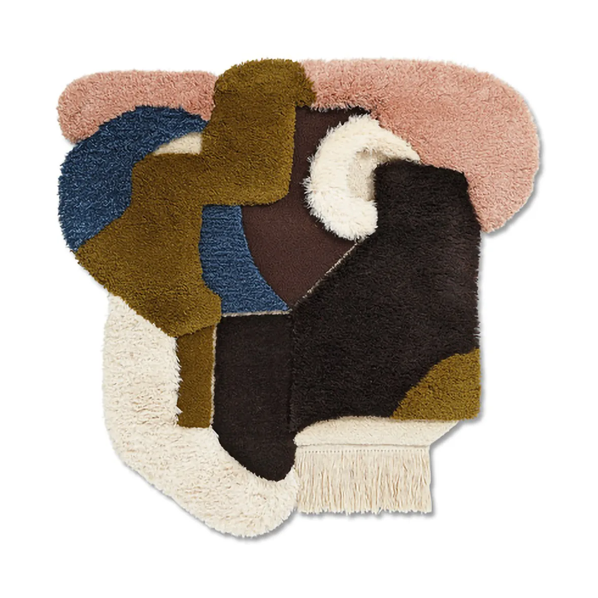 Cutting Edges The Cluster wool carpet, 99x100 cm Ogeborg
