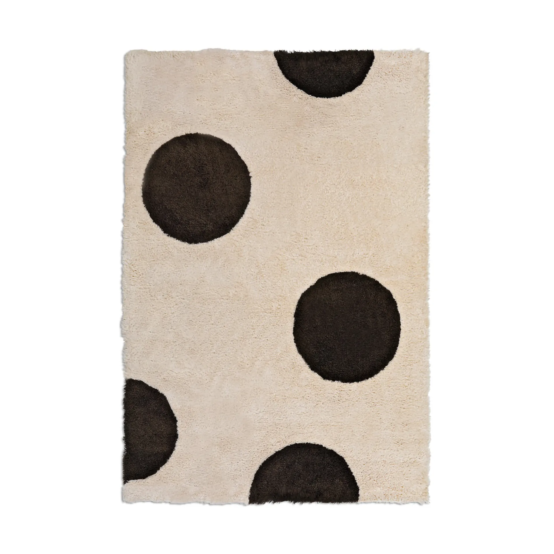 ODC Dot Big Scale wool carpet, Beige brown, 170x240 cm Ogeborg