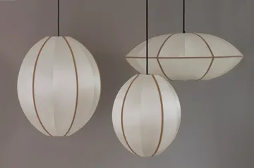 Indochina Classic UFO lamp shade - Offwhite-amber - Oi Soi Oi