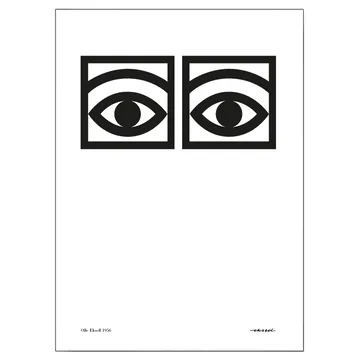 Ögon one-eye poster - 70x100 cm - Olle Eksell