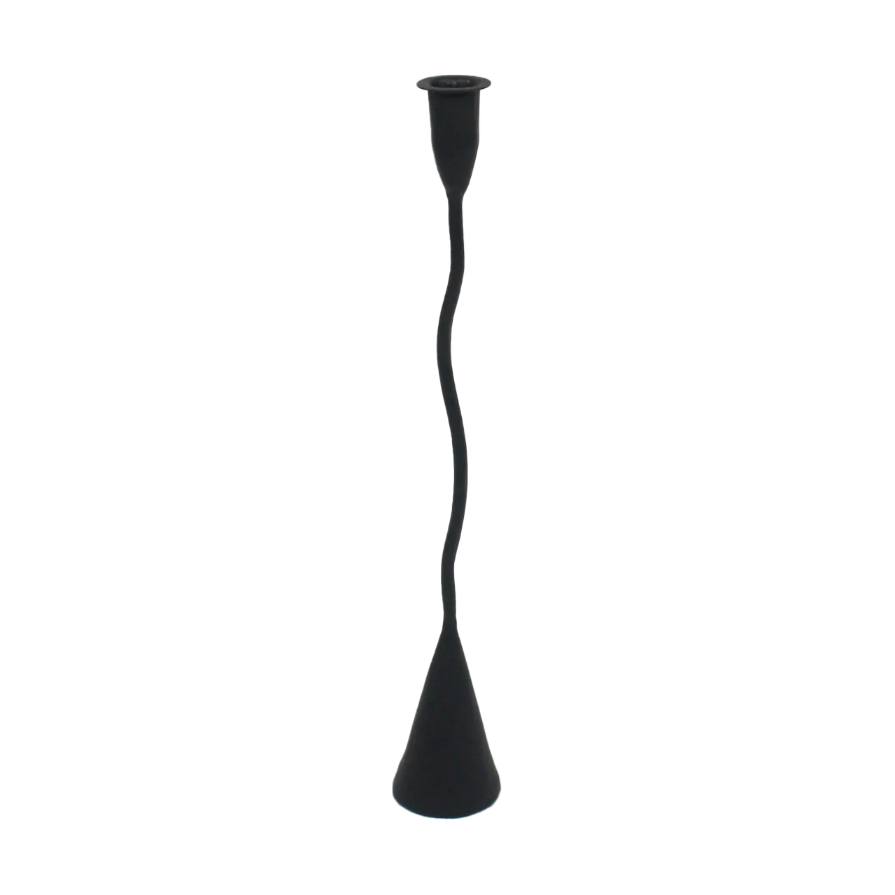 Eskil candle holder 43 cm, Black Olsson & Jensen