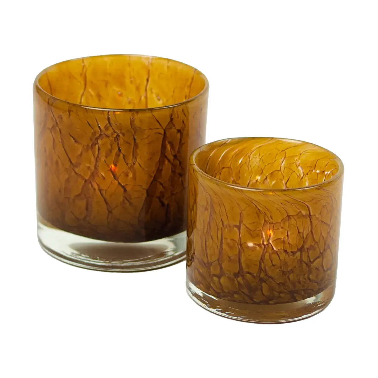 Etna candle holder Ø10 cm, Light brown Olsson & Jensen