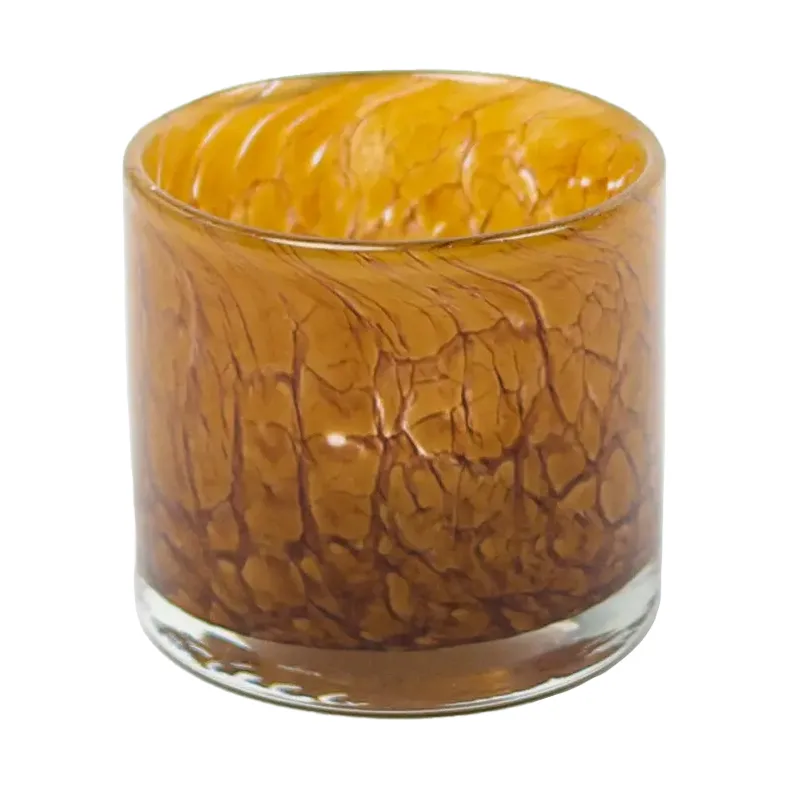 Etna candle holder Ø8 cm, Light brown Olsson & Jensen