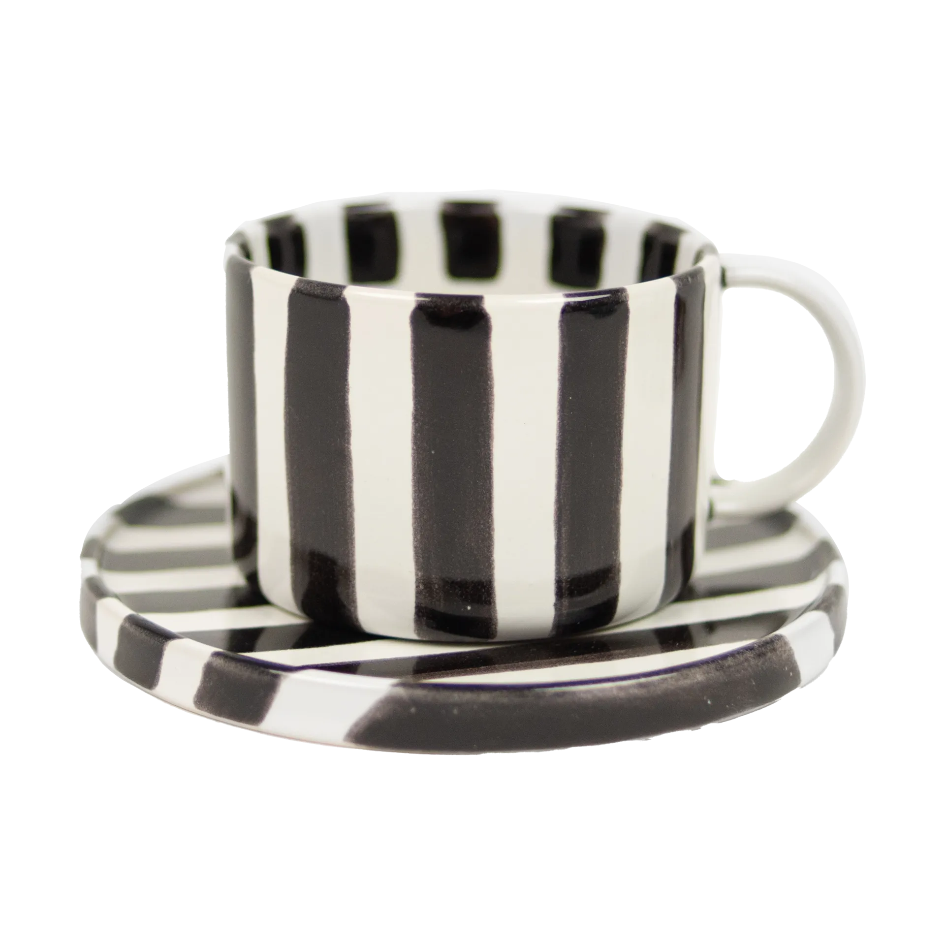 Monica cup with saucer, Black Olsson & Jensen