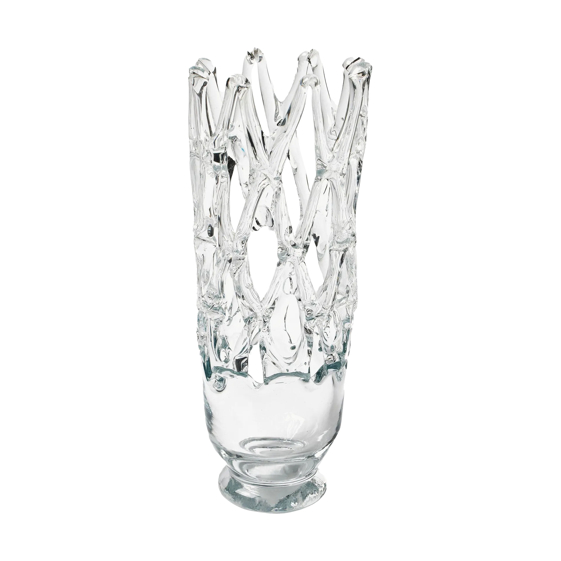 Timantti vase large 41 cm, Clear Olsson & Jensen