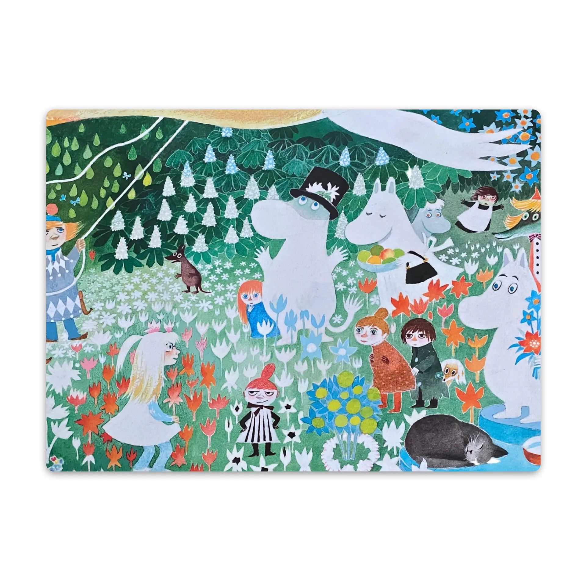 Dangerous Journey placemat 40x30 cm, Green Opto Design