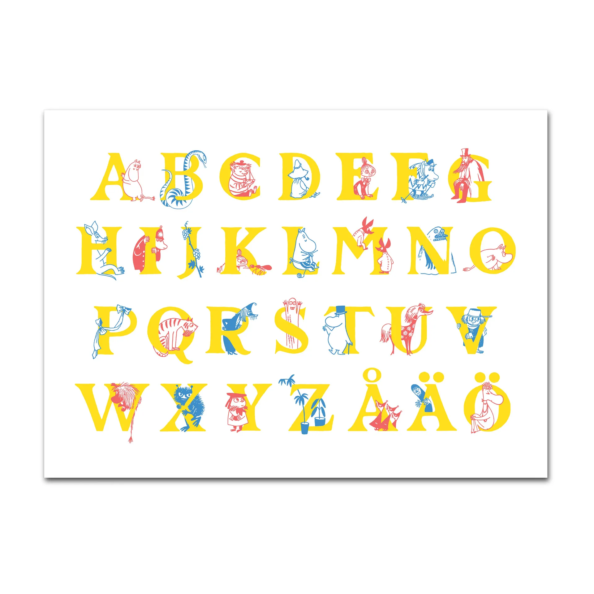 Mumin ABC placemat, 30x40 cm Opto Design