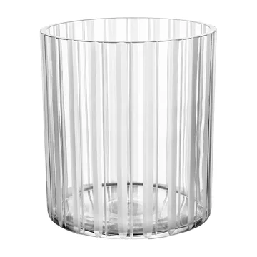 Cut in number vase 20 cm - Striped - Orrefors