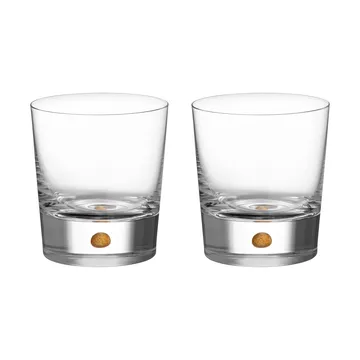 Intermezzo double old fashioned 40 cl 2-pack - Gold - Orrefors