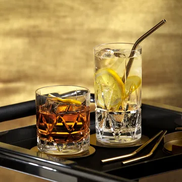 Peak old fashioned glass 4-pack - 25 cl - Orrefors